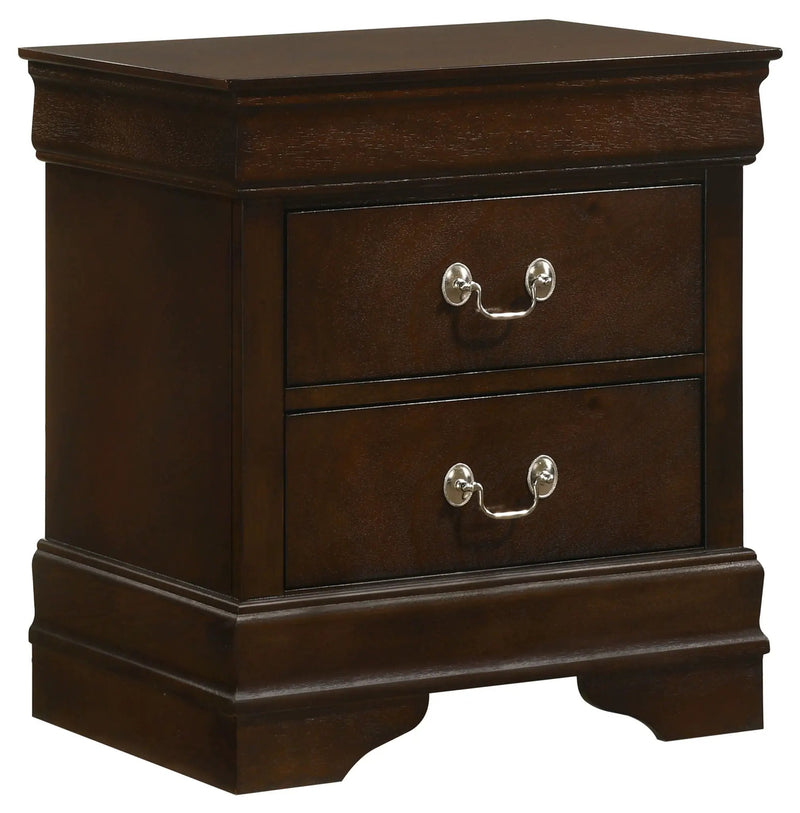 Louis Philippe 4-piece Eastern King Bedroom Set Cappuccino by Unique Piece Furniture