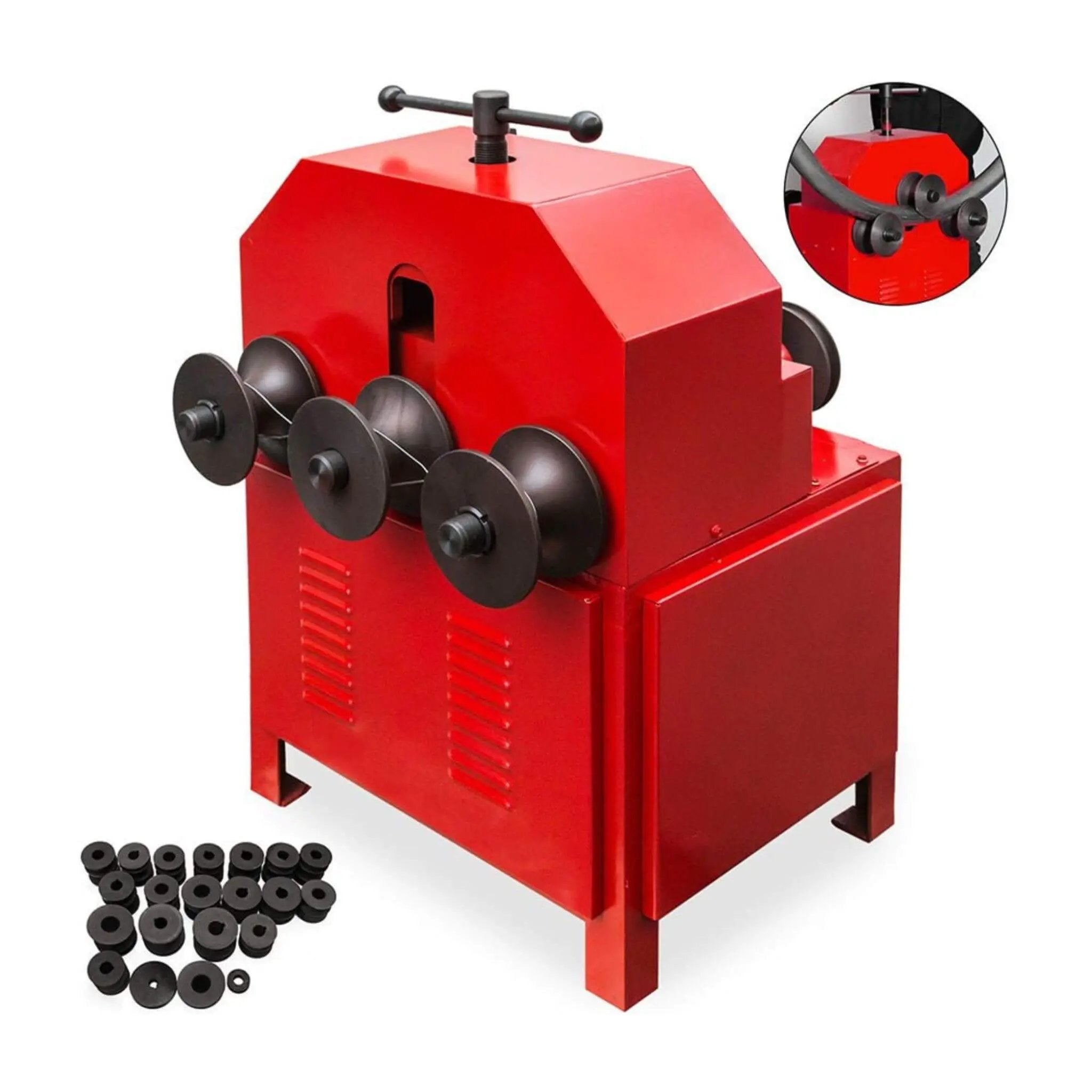 35-Inch Heavy-Duty Electric Multi-Function Industrial Square Pipe Tube Bender Machine W/ Die Set (SAK16482) by SAKSBY WHOLESALE