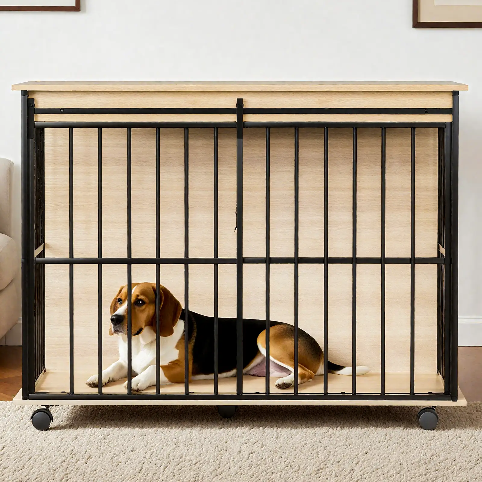 Large Dog Crate Furniture for Medium to Large Dogs by HouseOfZazla