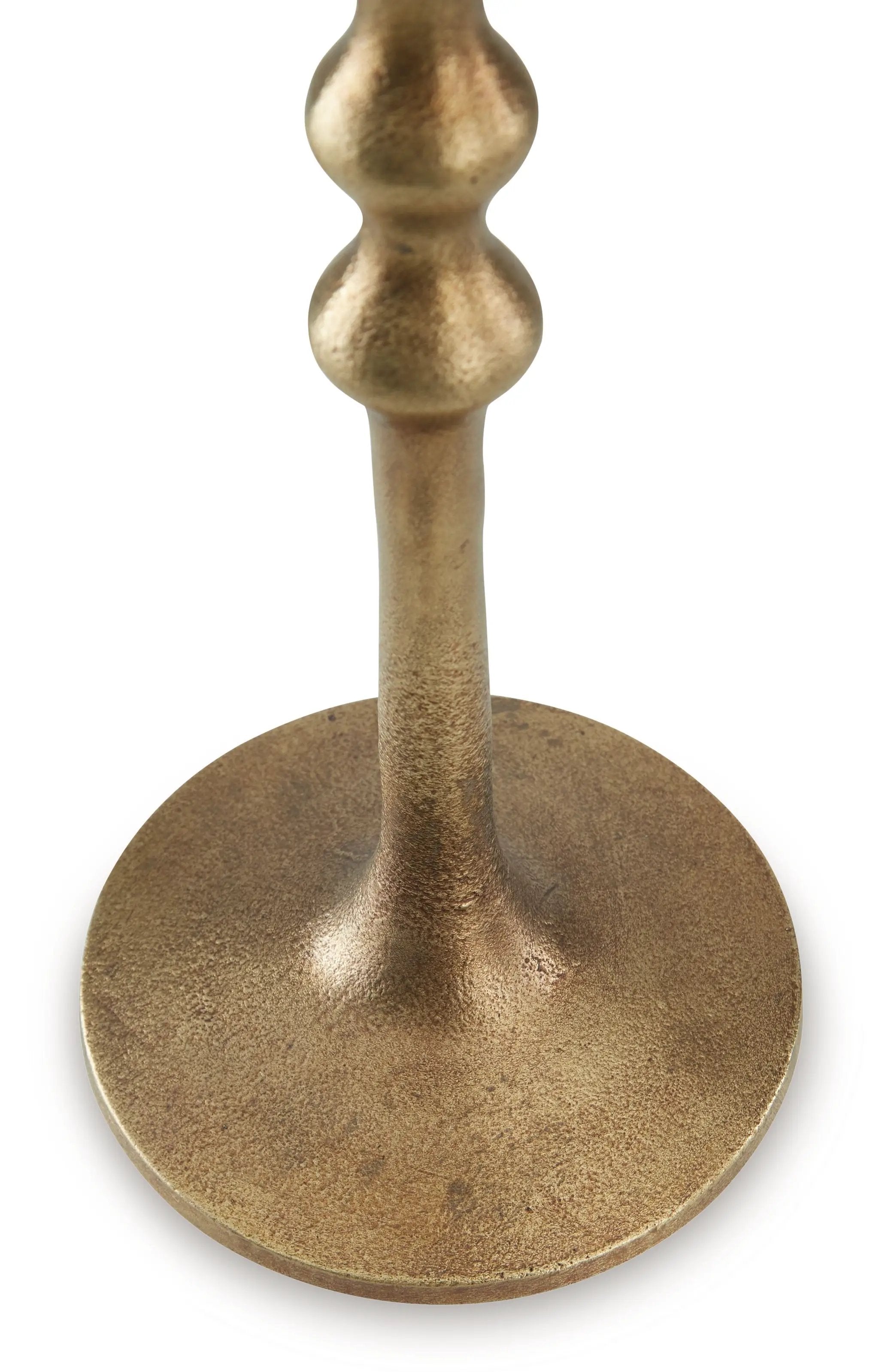 Larwick - Candle Holder Set (Set of 2) - Antique Brass Finish by Unique Piece Furniture