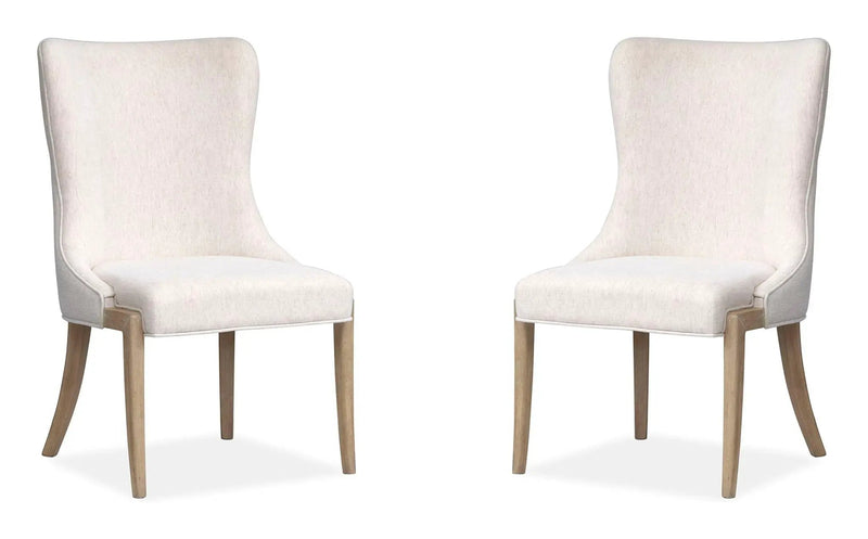 Sunset Cove - Upholstered Host Chair (Set of 2) - Sanibel Brown by Unique Piece Furniture