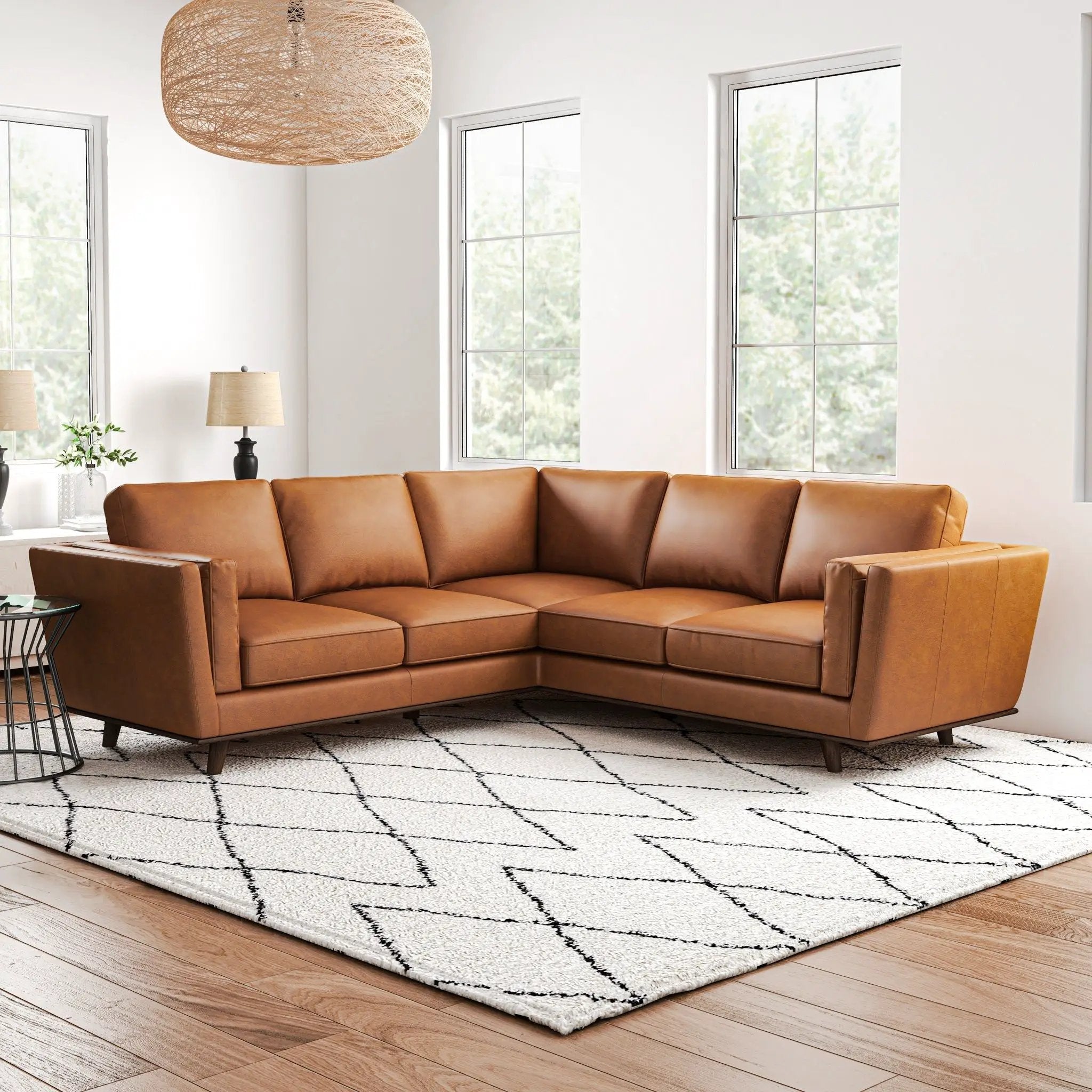 Erman - Corner Sofa - Tan by Unique Piece Furniture