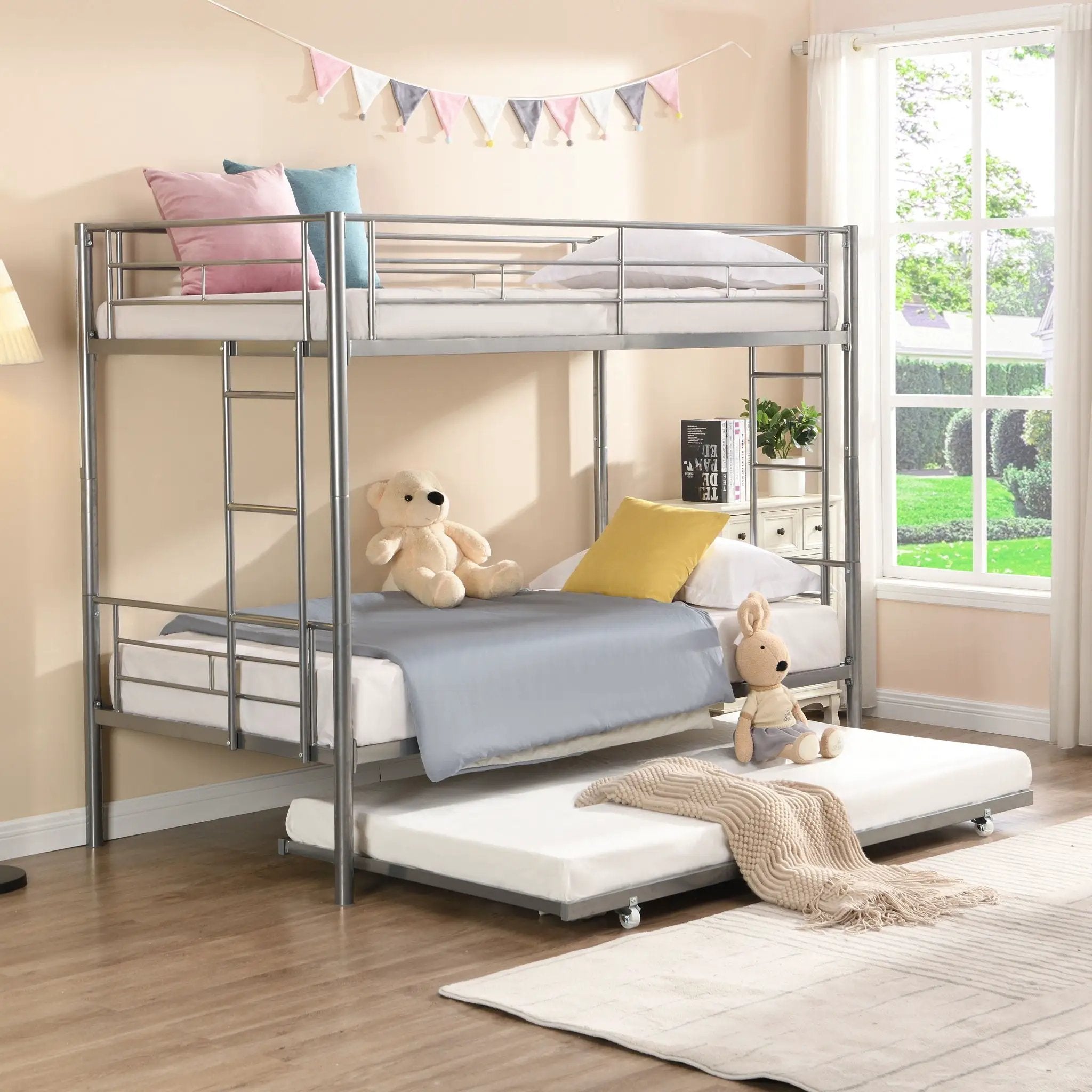 Bunk Bed With Trundle by Unique Piece Furniture