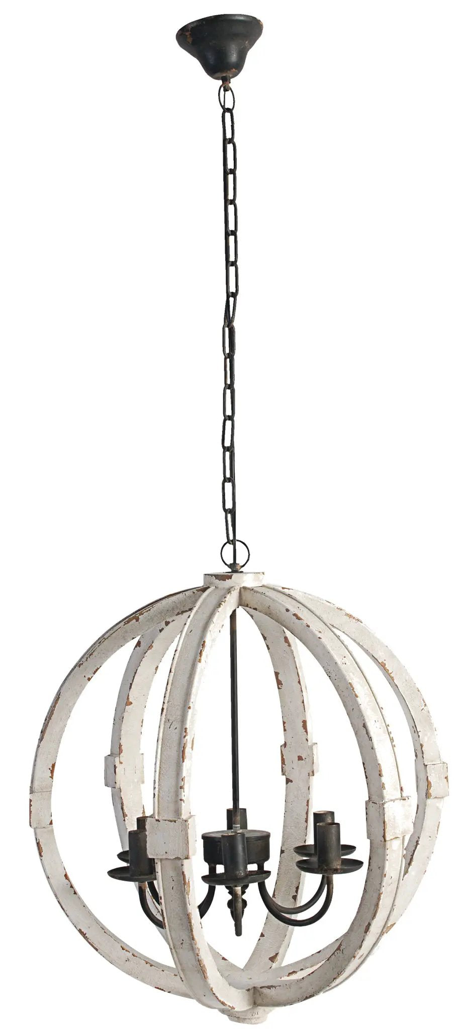 Chandelier, Hanging Light Fixture With Adjustable Chain For Kitchen, Bulb Not Included by HouseOfZazla