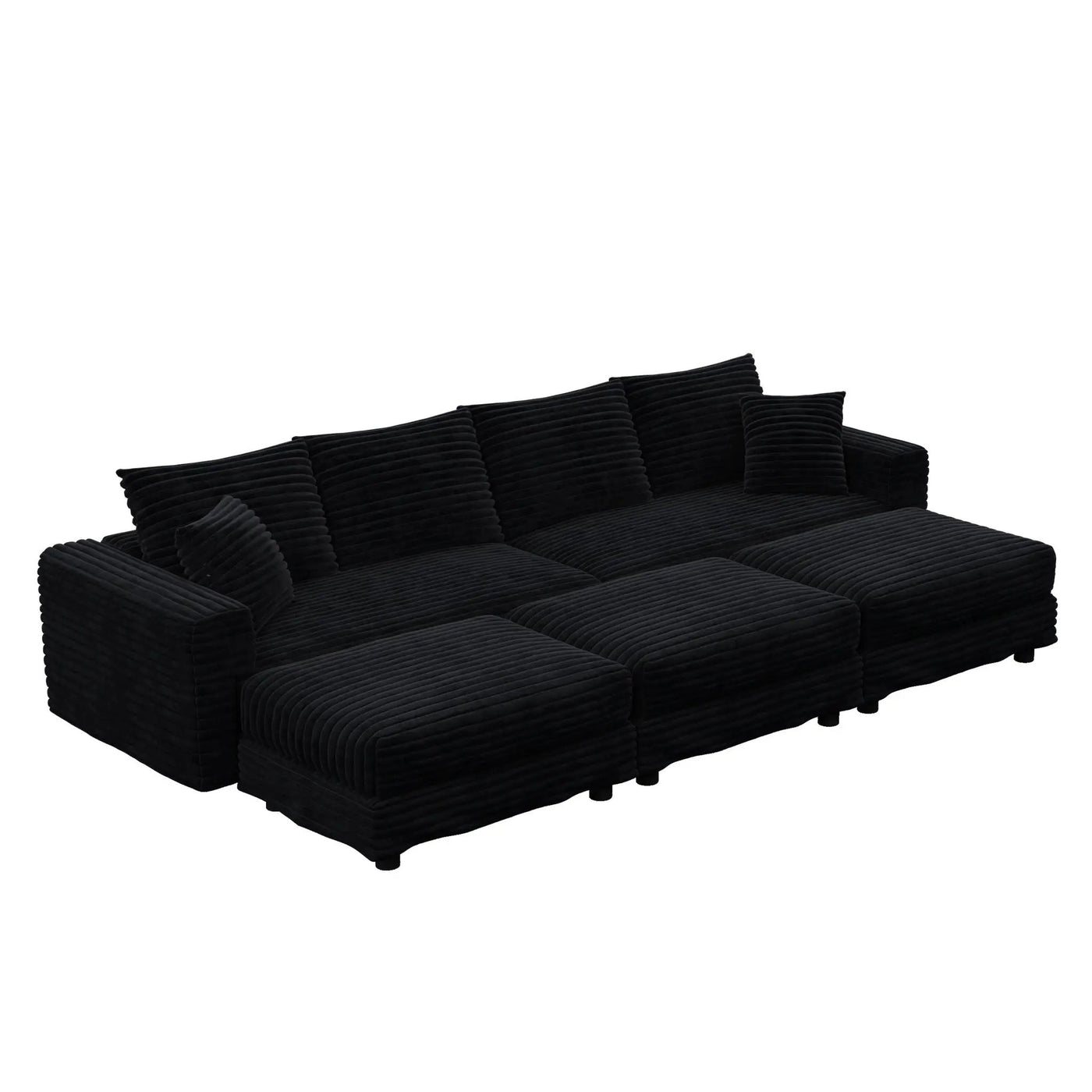 Modern Comfy Upholstered Sofa Cloud Couch & Deep Seat Couches by HouseOfZazla