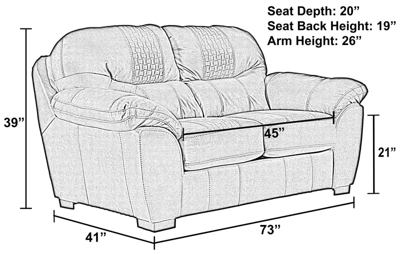 Legend - Loveseat - Chocolate by Unique Piece Furniture