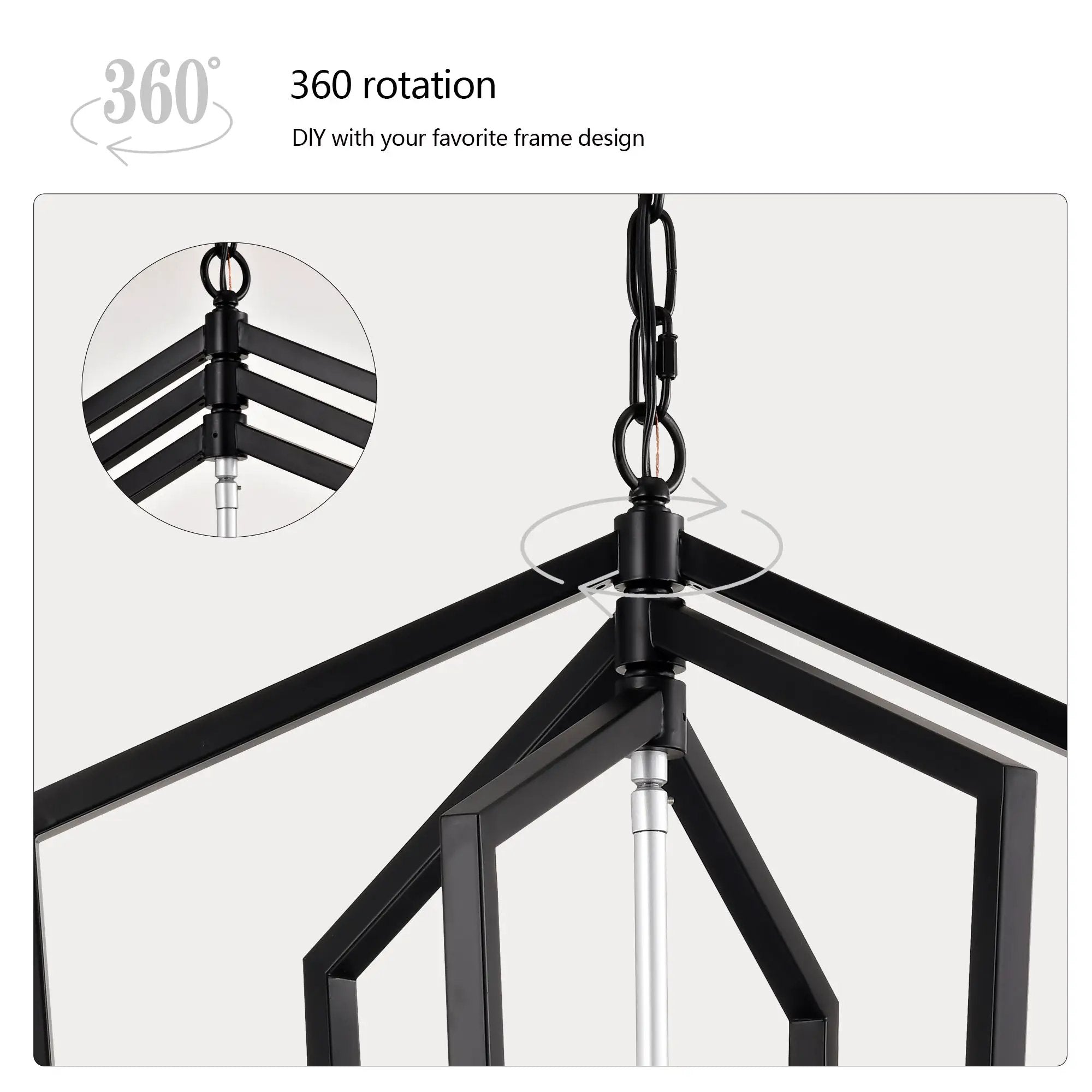 12-Light Farmhouse Kitchen Chandeliers, Matte by HouseOfZazla