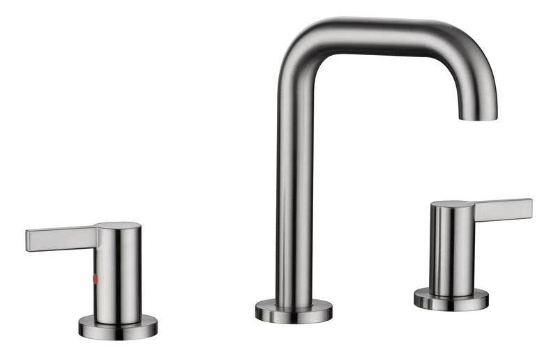 Bathroom Faucet For Bathroom Sink With Two Handles, Pop Up Drain And Supply Lines by HouseOfZazla