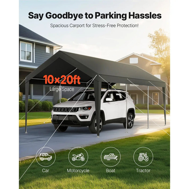 10 x 20 FT Heavy Duty Portable Car Garage Shelter Tent by HouseOfZazla