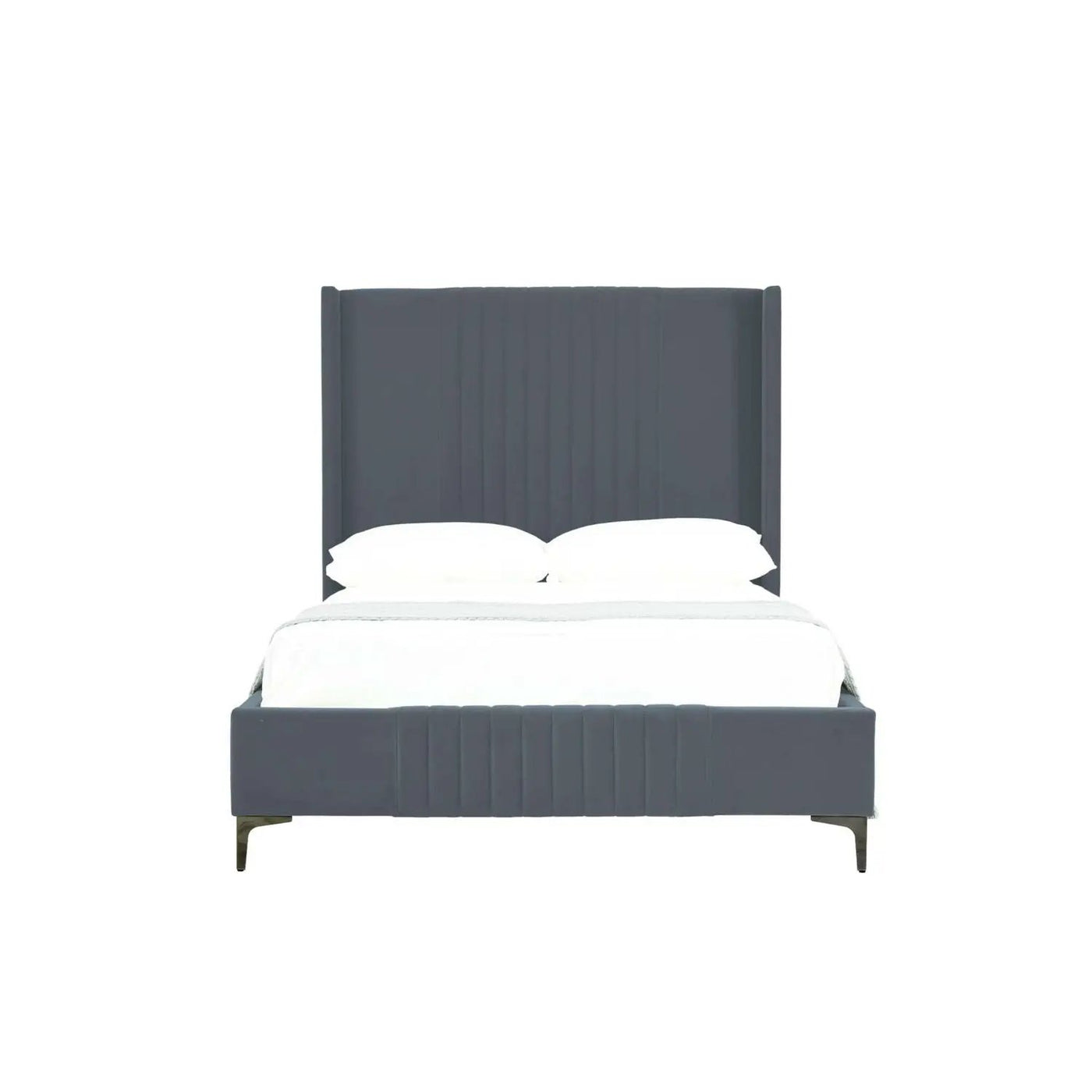 Promenade - Bed With Upholstered Headboard And Slats by HouseOfZazla