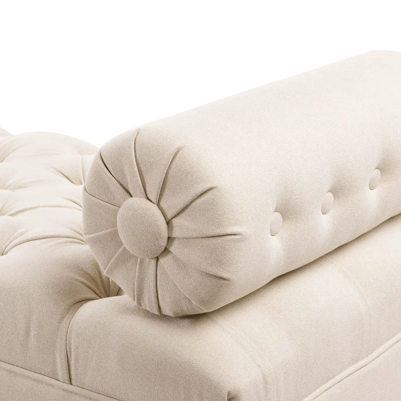 Lewis Bolster - Arm Entryway Bench by HouseOfZazla