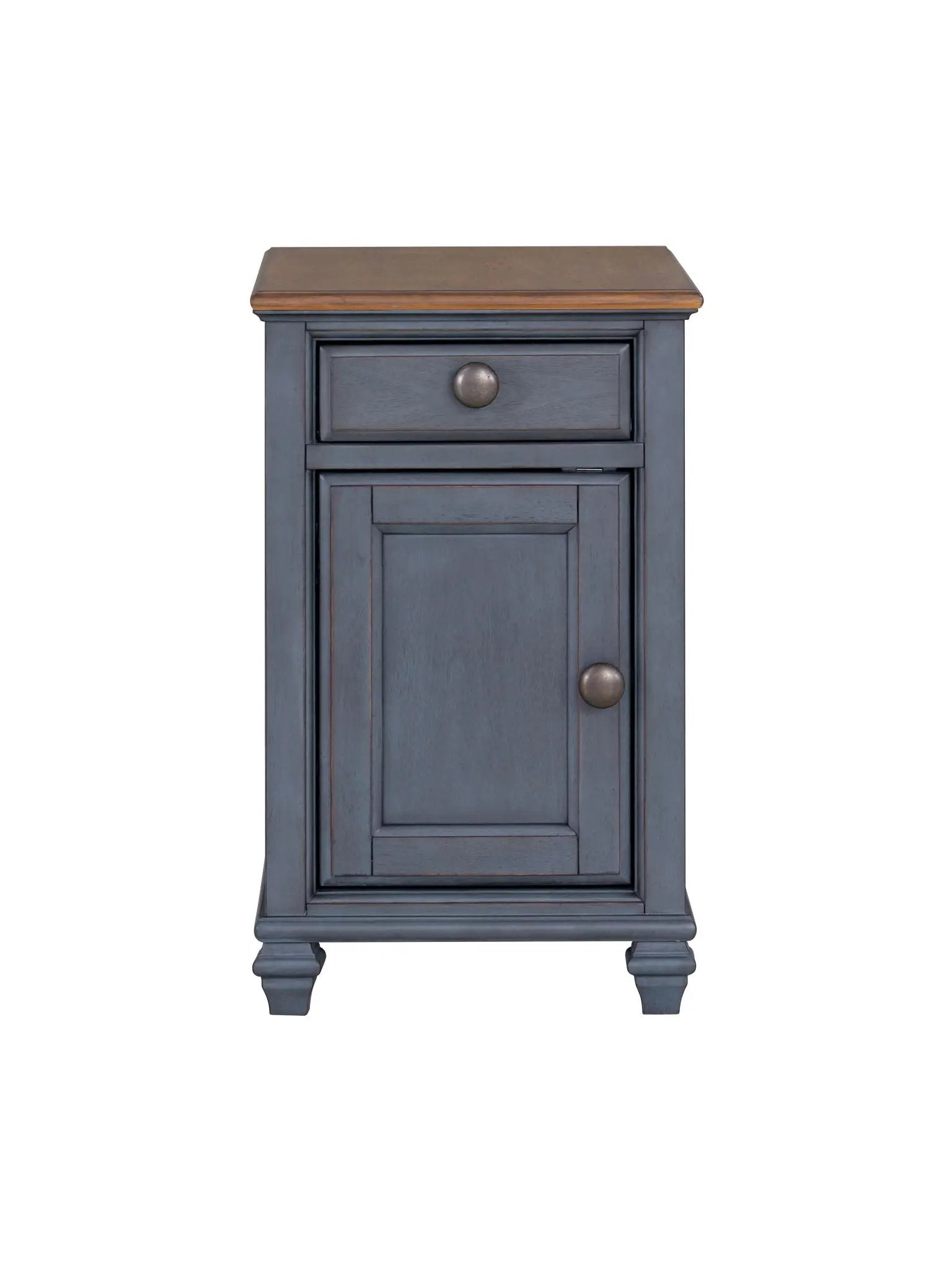 Americana - Chairside Table - Blue by Unique Piece Furniture