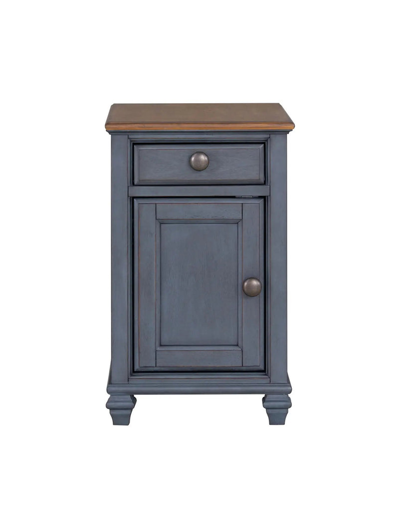 Americana - Chairside Table - Blue by Unique Piece Furniture