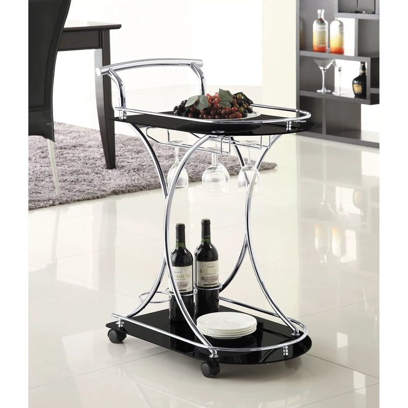 Allen - 2 Tier Bar Cart by HouseOfZazla