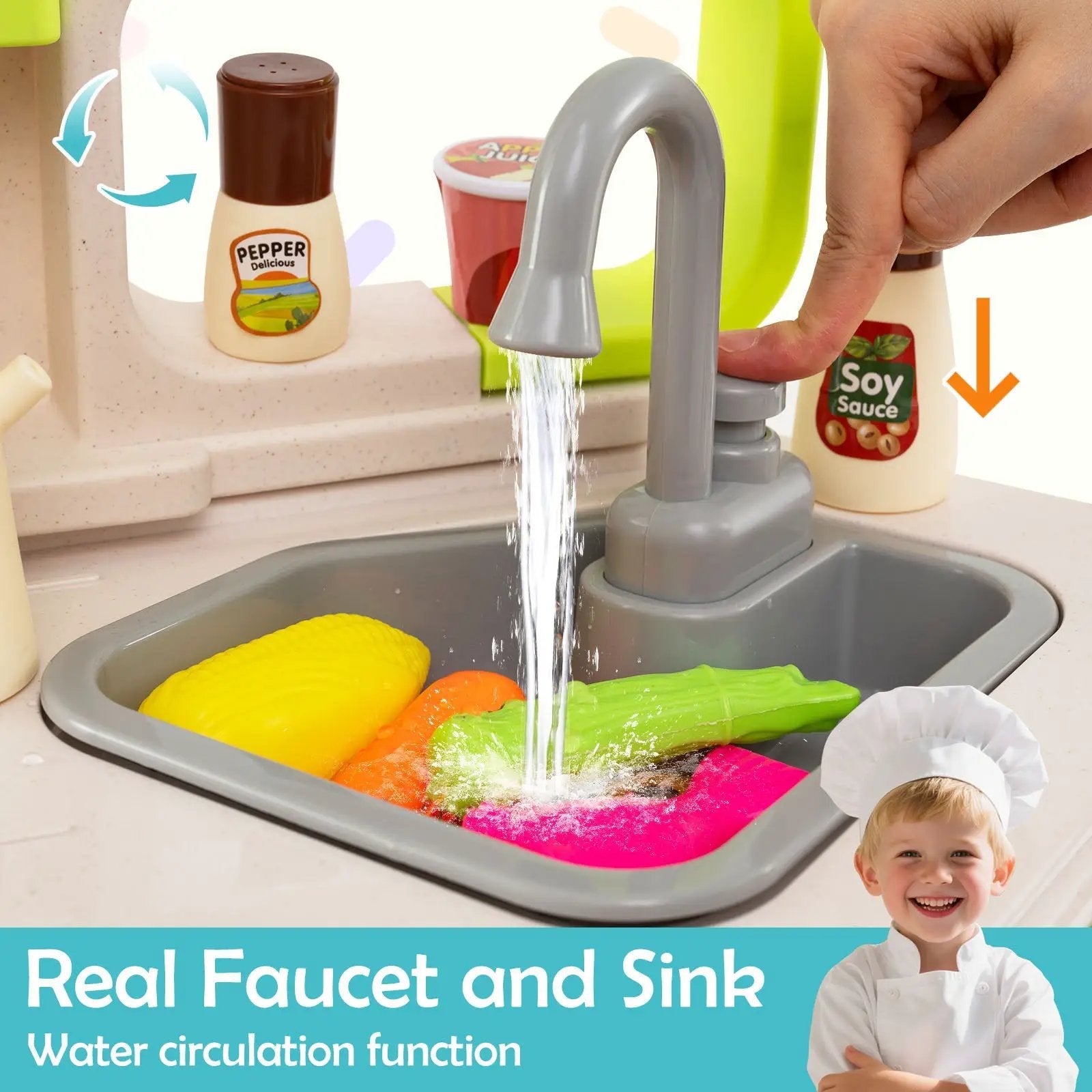 Kids Kitchen Playset by DirectDeals