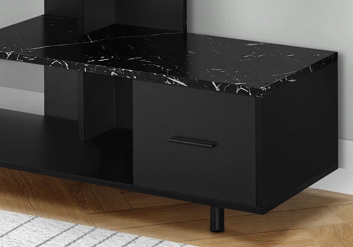 TV Stand, Console, Media Entertainment Center, Storage Drawer, Contemporary by HouseOfZazla