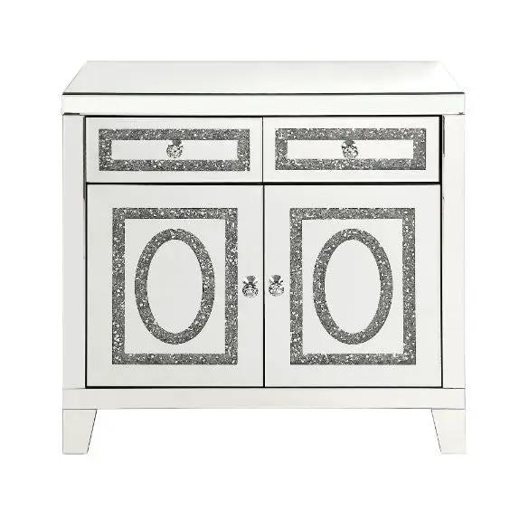 Noralie - Cabinet - Mirrored & Faux Diamonds by Unique Piece Furniture