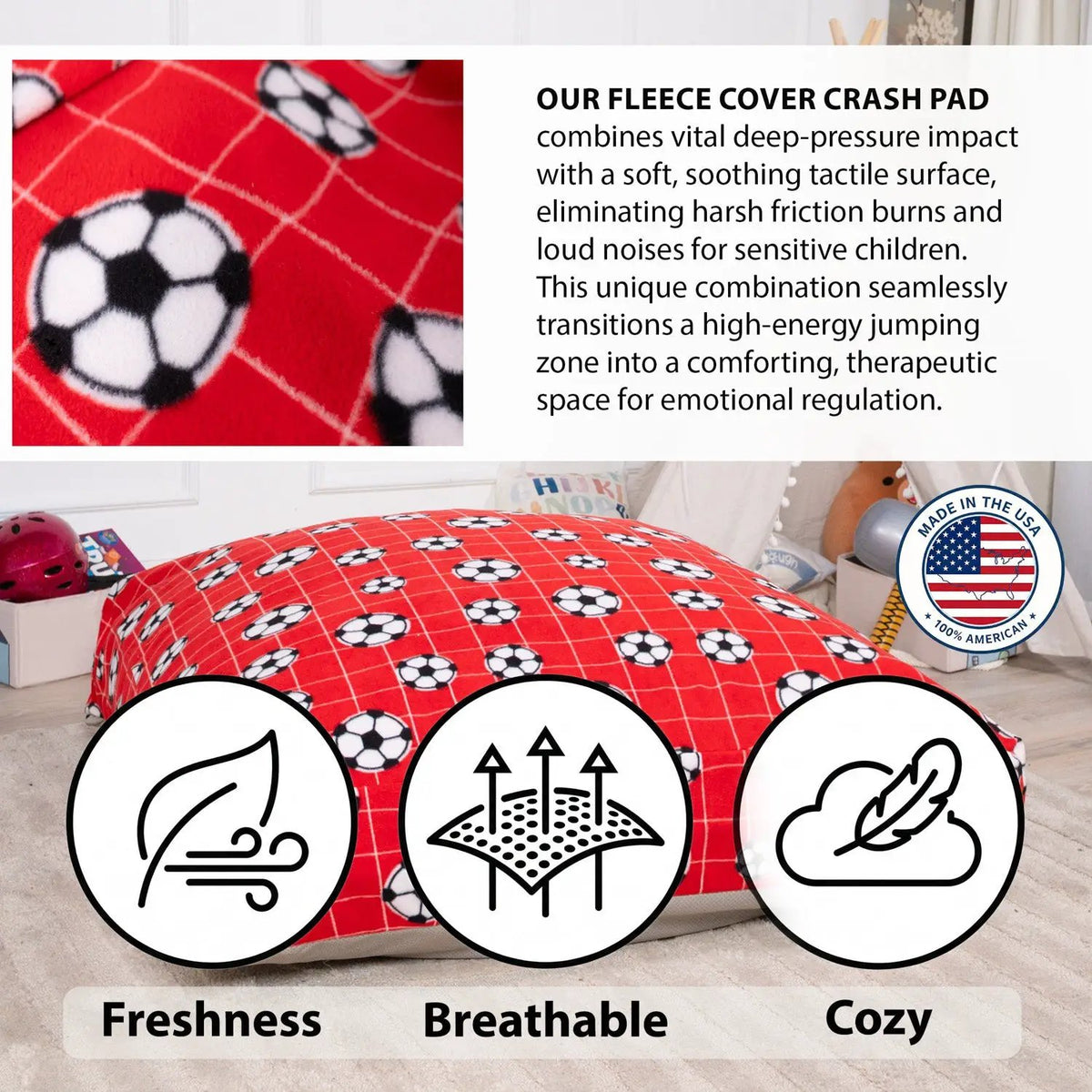 Sensory Crash Pad for Kids & Adult by HouseOfZazla