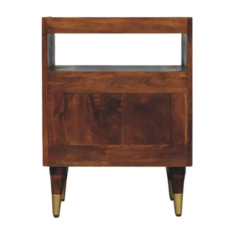 Artisan Furniture Solid Wood Camden Chestnut Bedside by HouseOfZazla