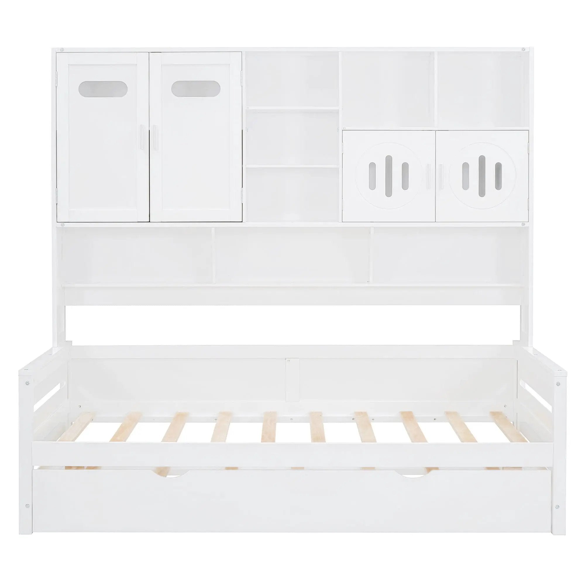 Daybed With All-In-One Cabinet And Shelf by Unique Piece Furniture