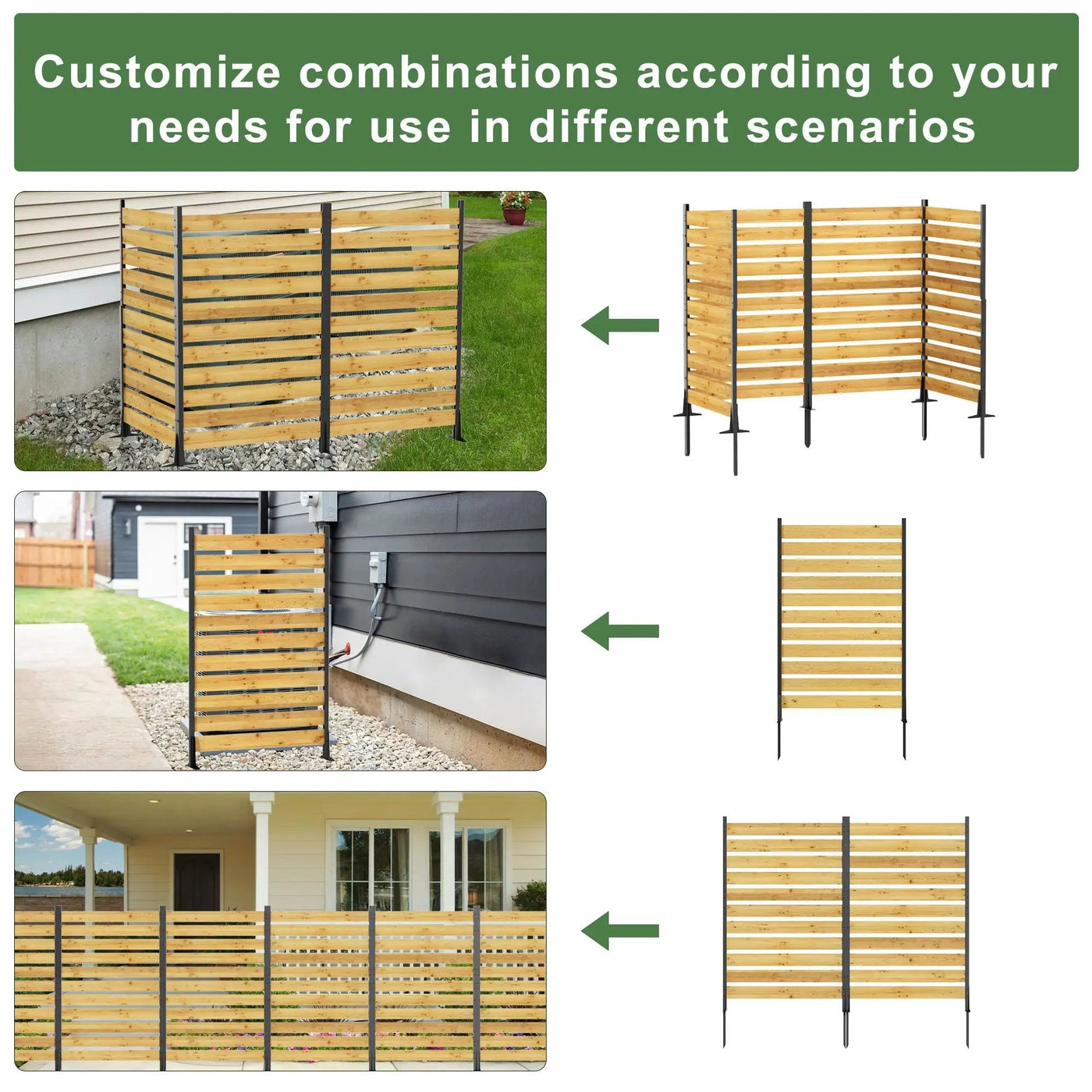 Outdoor Privacy Screen For Pool And Equipment Enclosures by Unique Piece Furniture