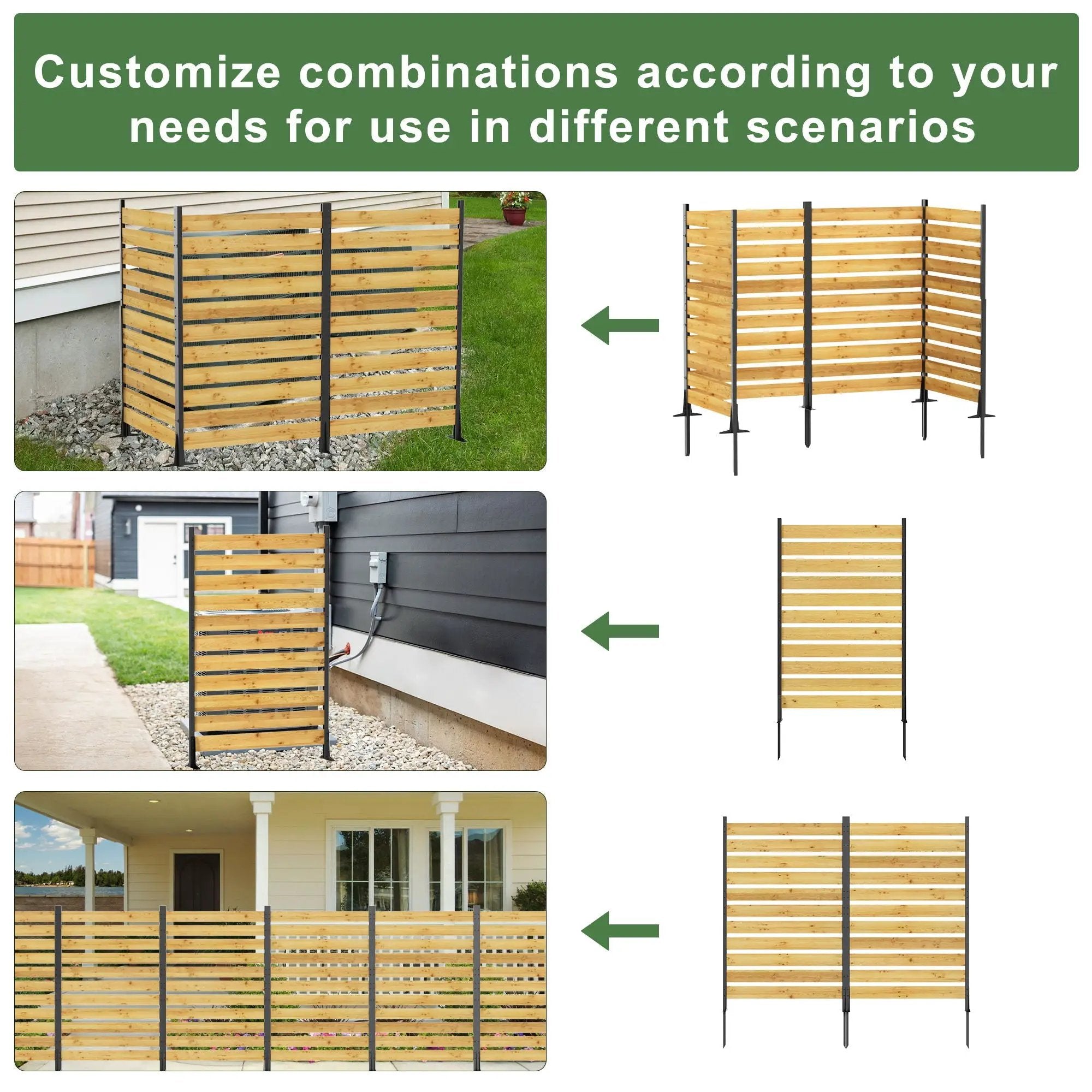 Outdoor Privacy Screen For Pool And Equipment Enclosures by Unique Piece Furniture