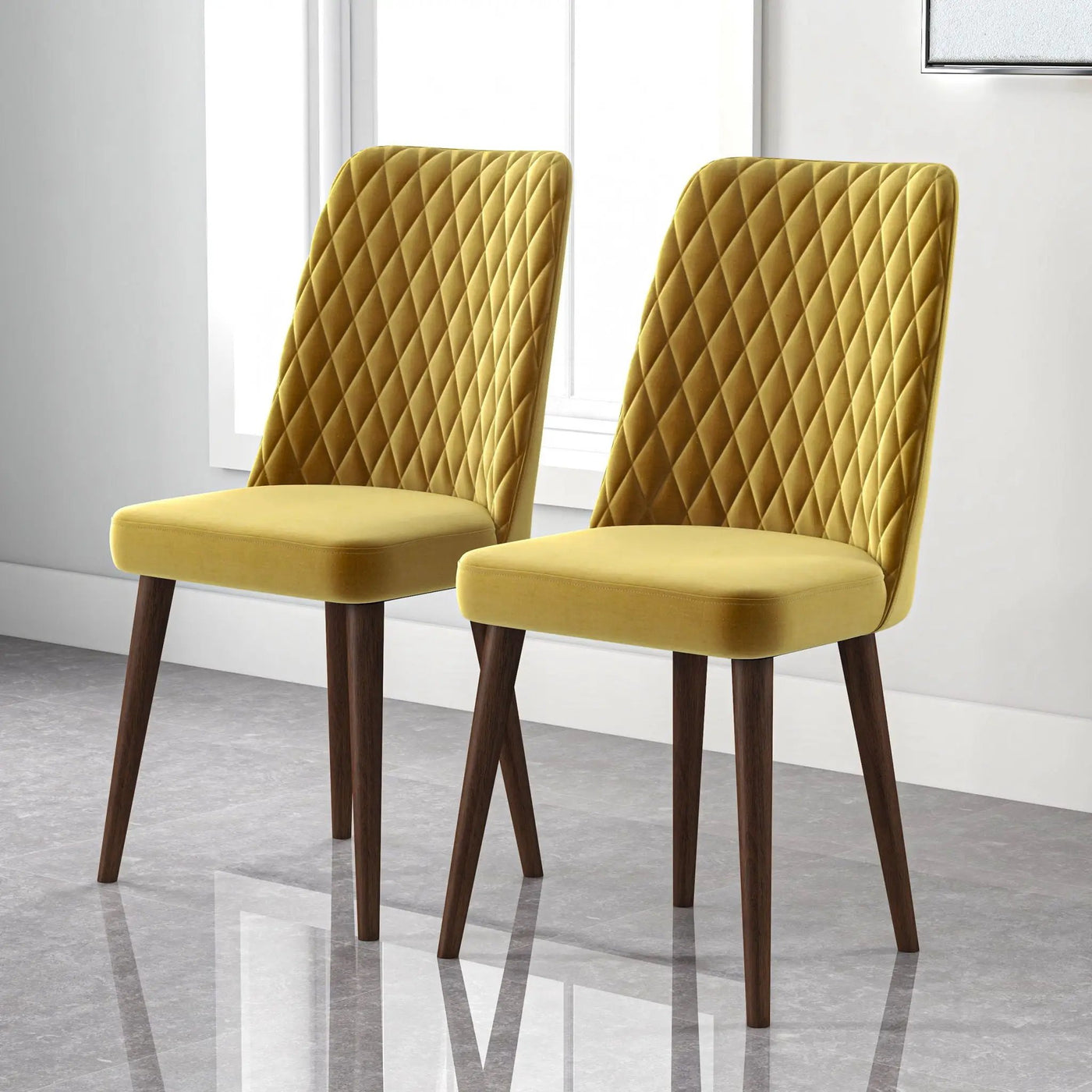 Katie - Mid-Century Modern Dining Chair (Set of 2) by HouseOfZazla