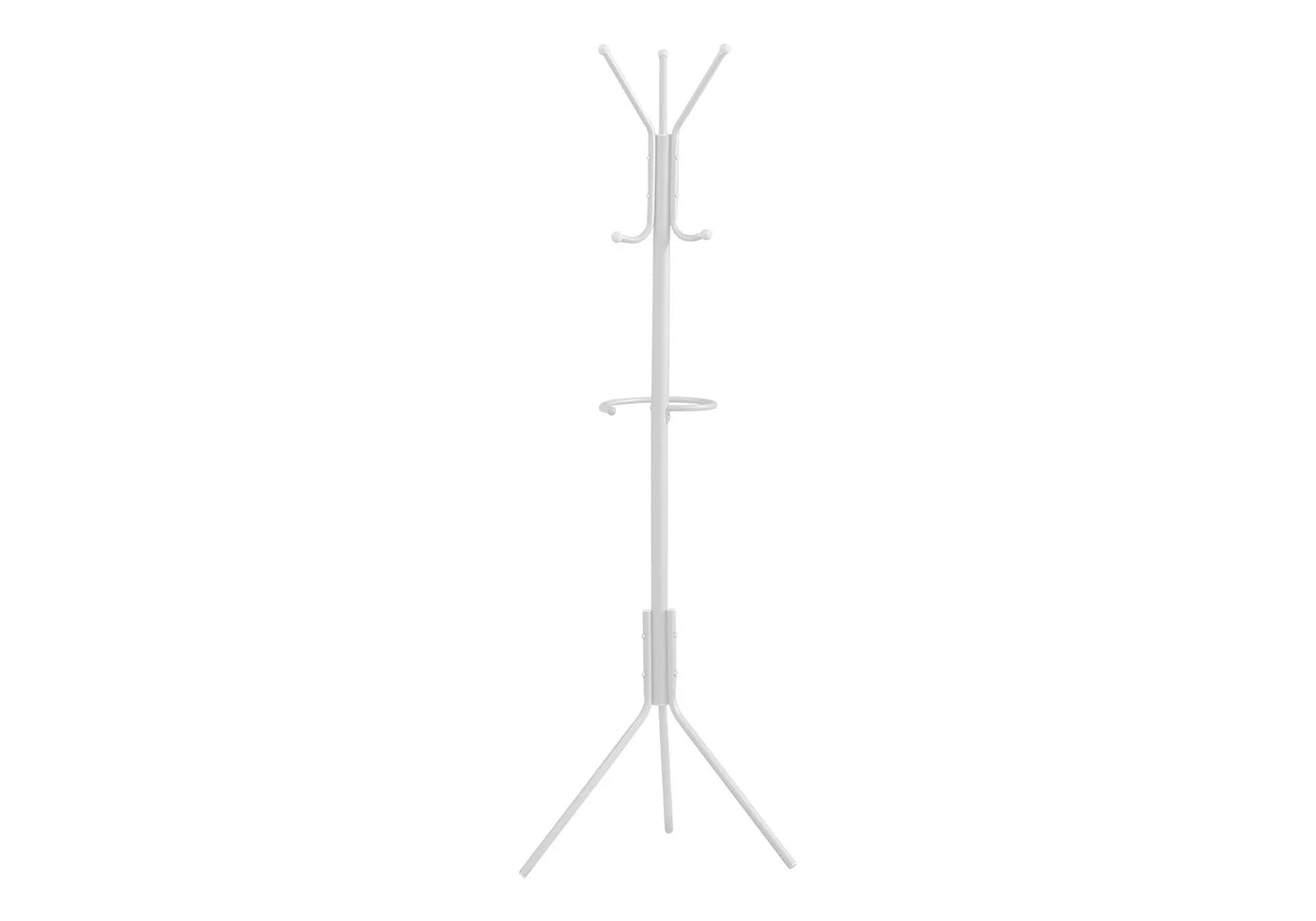 Freestanding Coat Rack with 6 Hooks and Hanging Bar by HouseOfZazla