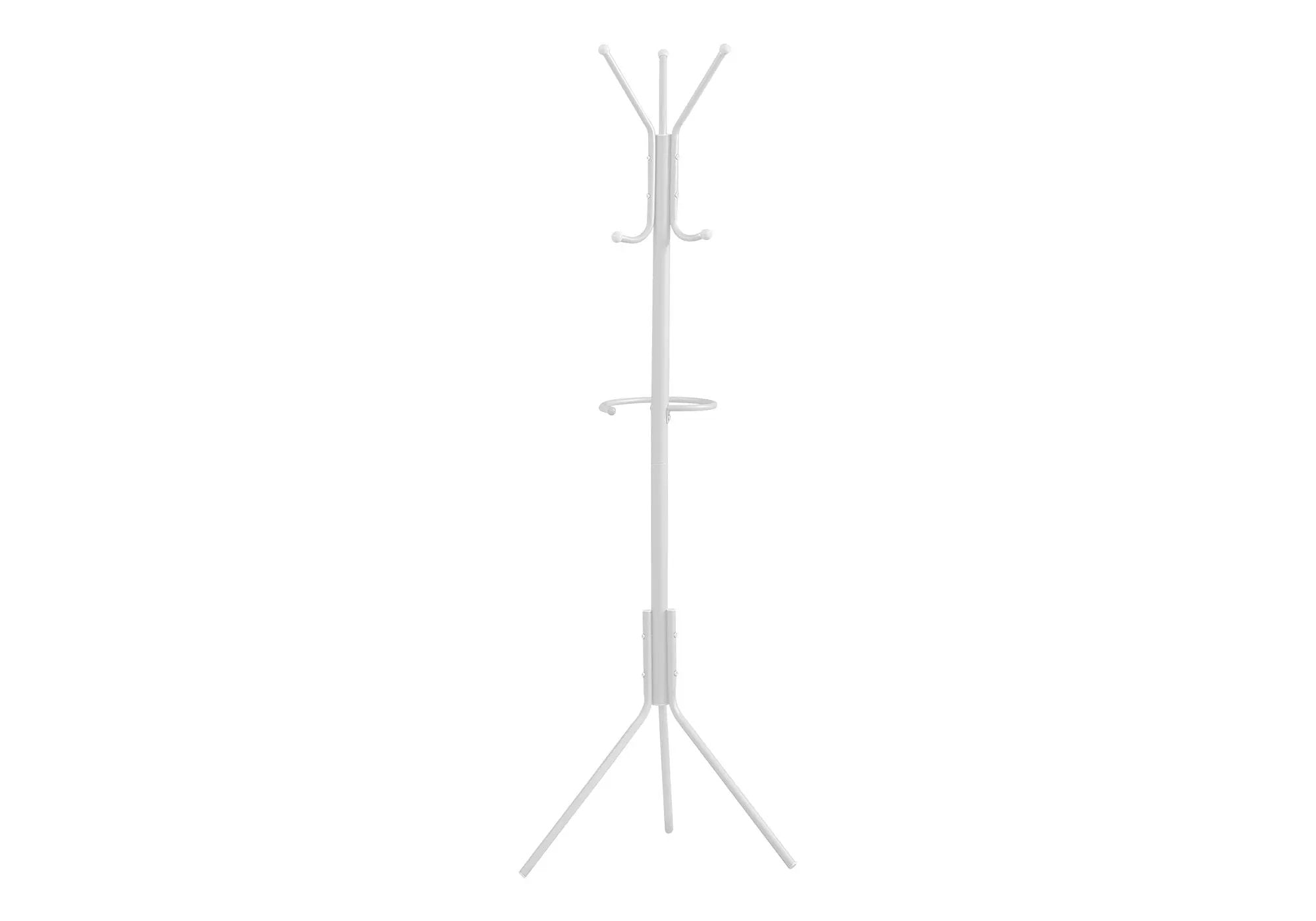 Freestanding Coat Rack with 6 Hooks and Hanging Bar by HouseOfZazla
