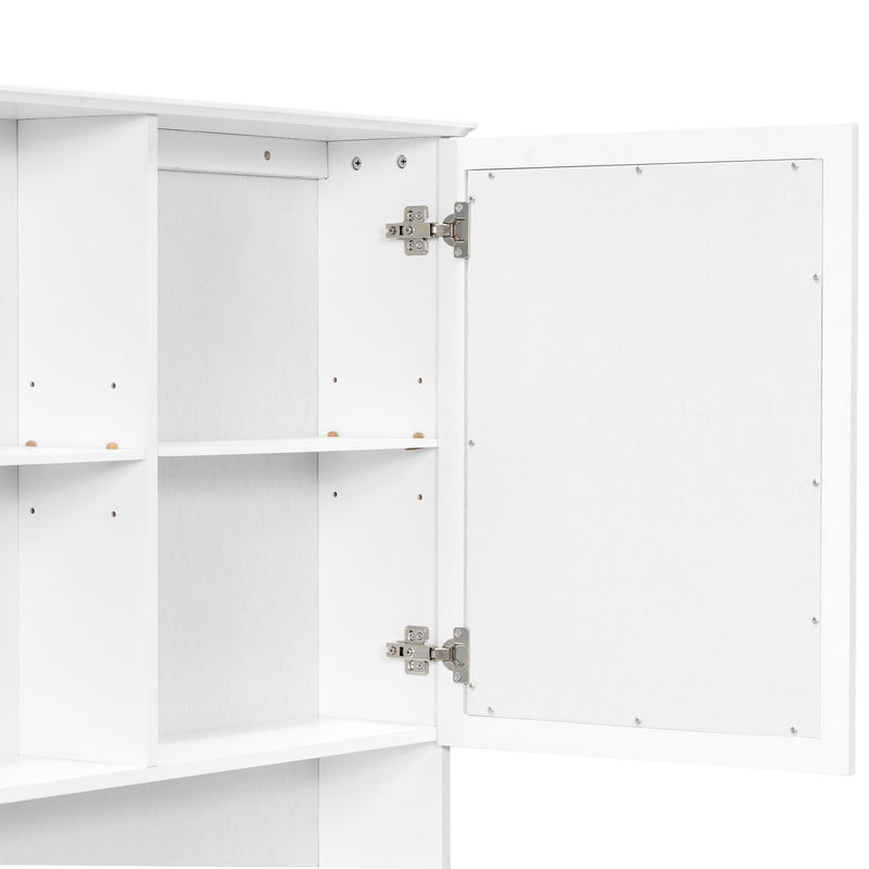 Wall Mounted Bathroom Medicine Cabinet With Double Mirrored Doors by HouseOfZazla