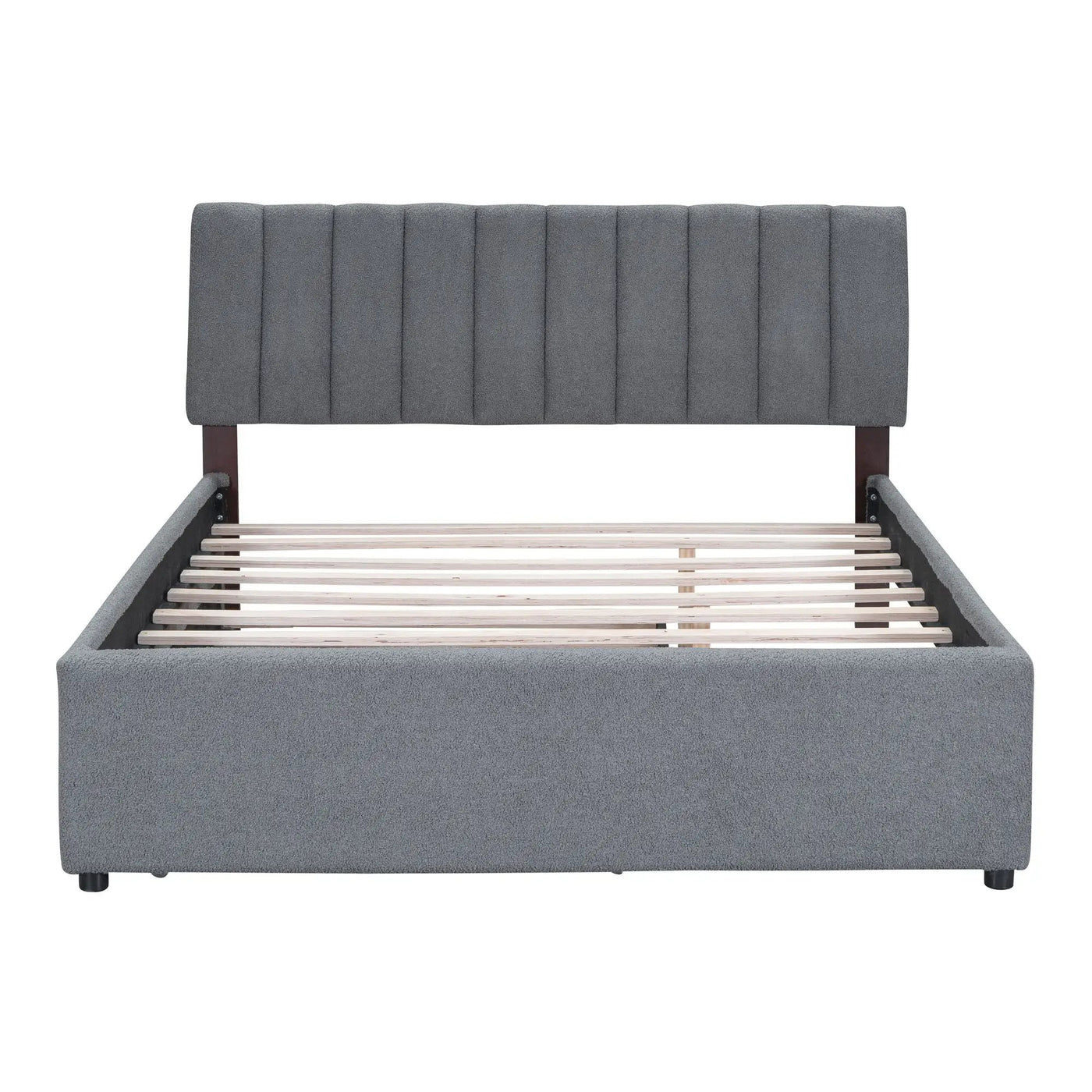 Upholstered Platform Bed With Trundle by HouseOfZazla