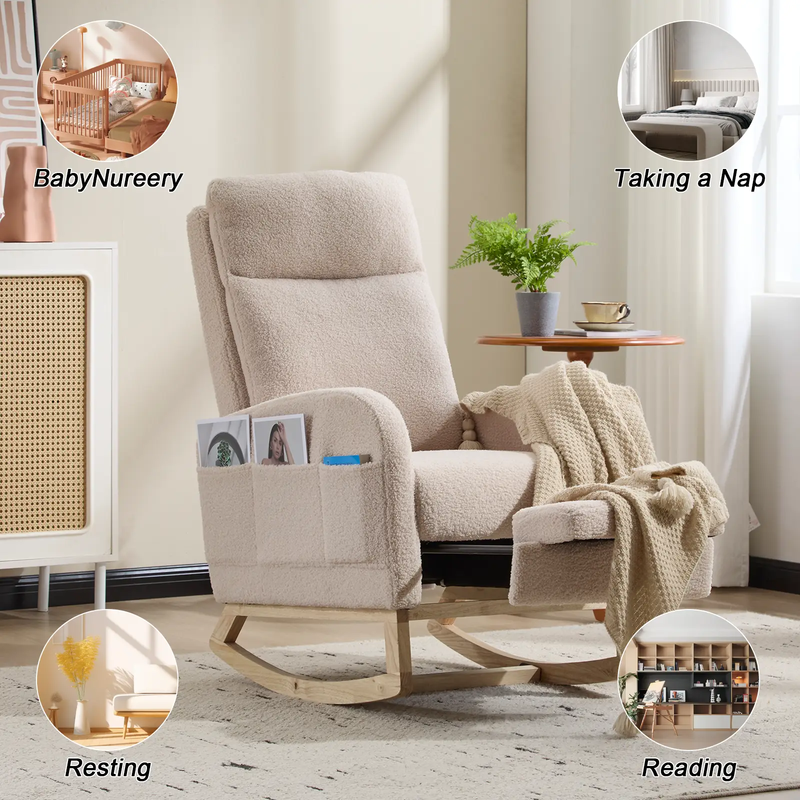 Nursery Glider Rocking Chair by HouseOfZazla
