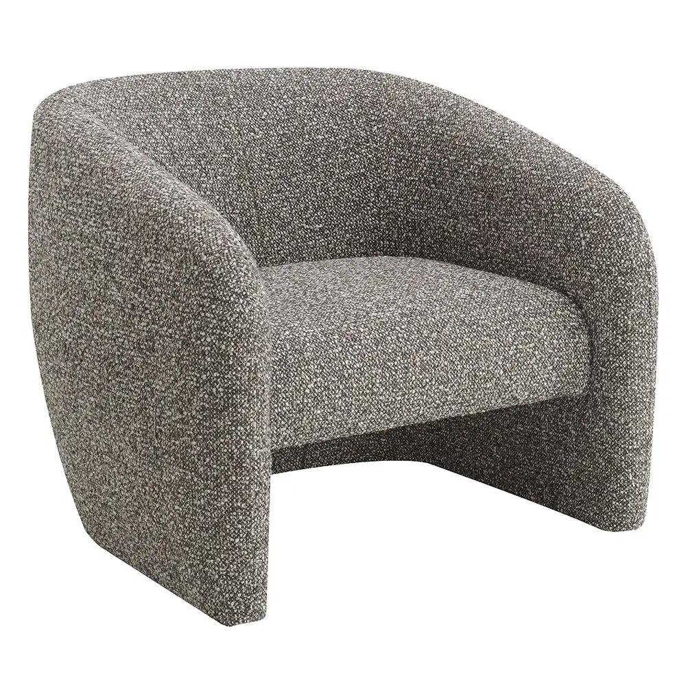 Livia - Accent Chair - Brown & Gray Tweed by Unique Piece Furniture