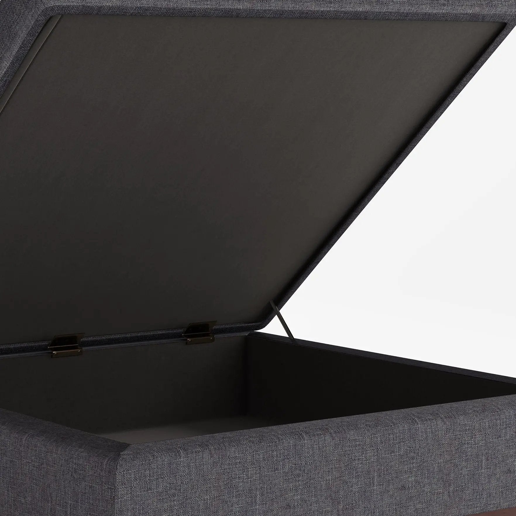 Owen - Square Coffee Table Storage Ottoman - Slate Gray by Unique Piece Furniture