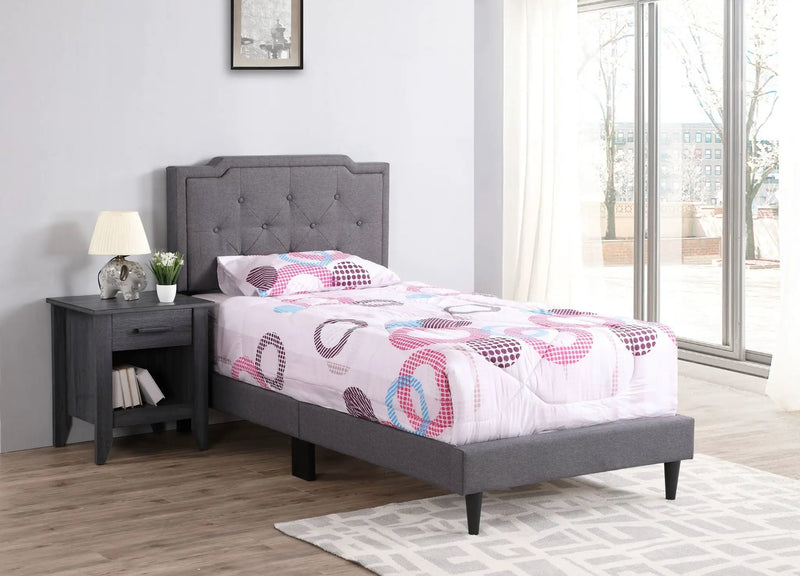 Button Tufted Bed Charming For Cozy Spaces by Unique Piece Furniture