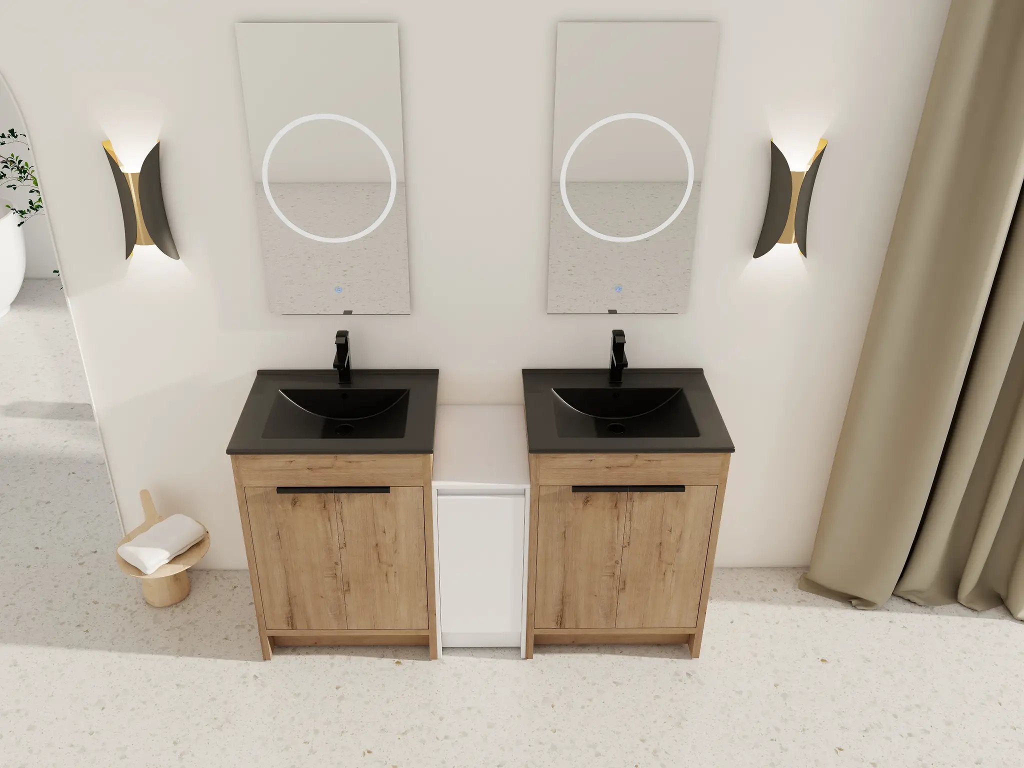60 Inch Freestanding Bathroom Vanity by HouseOfZazla