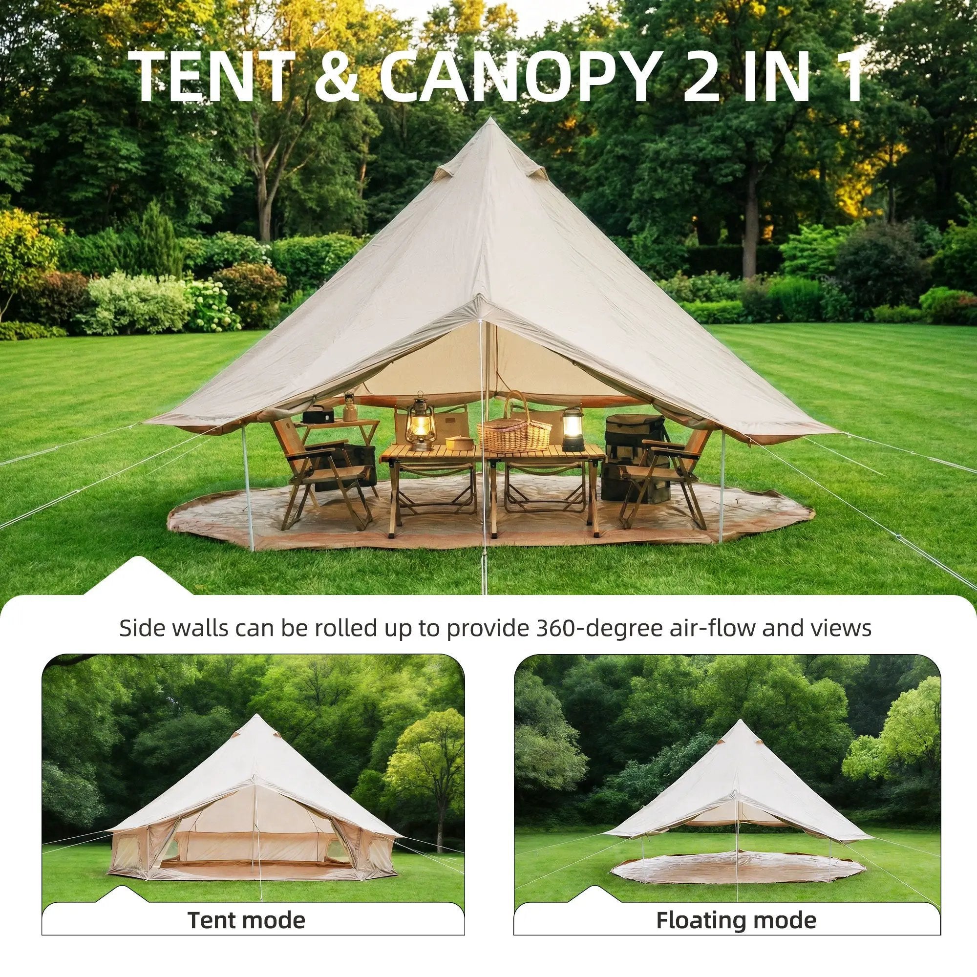 4 Season Bell Tent 16.4FT by HouseOfZazla