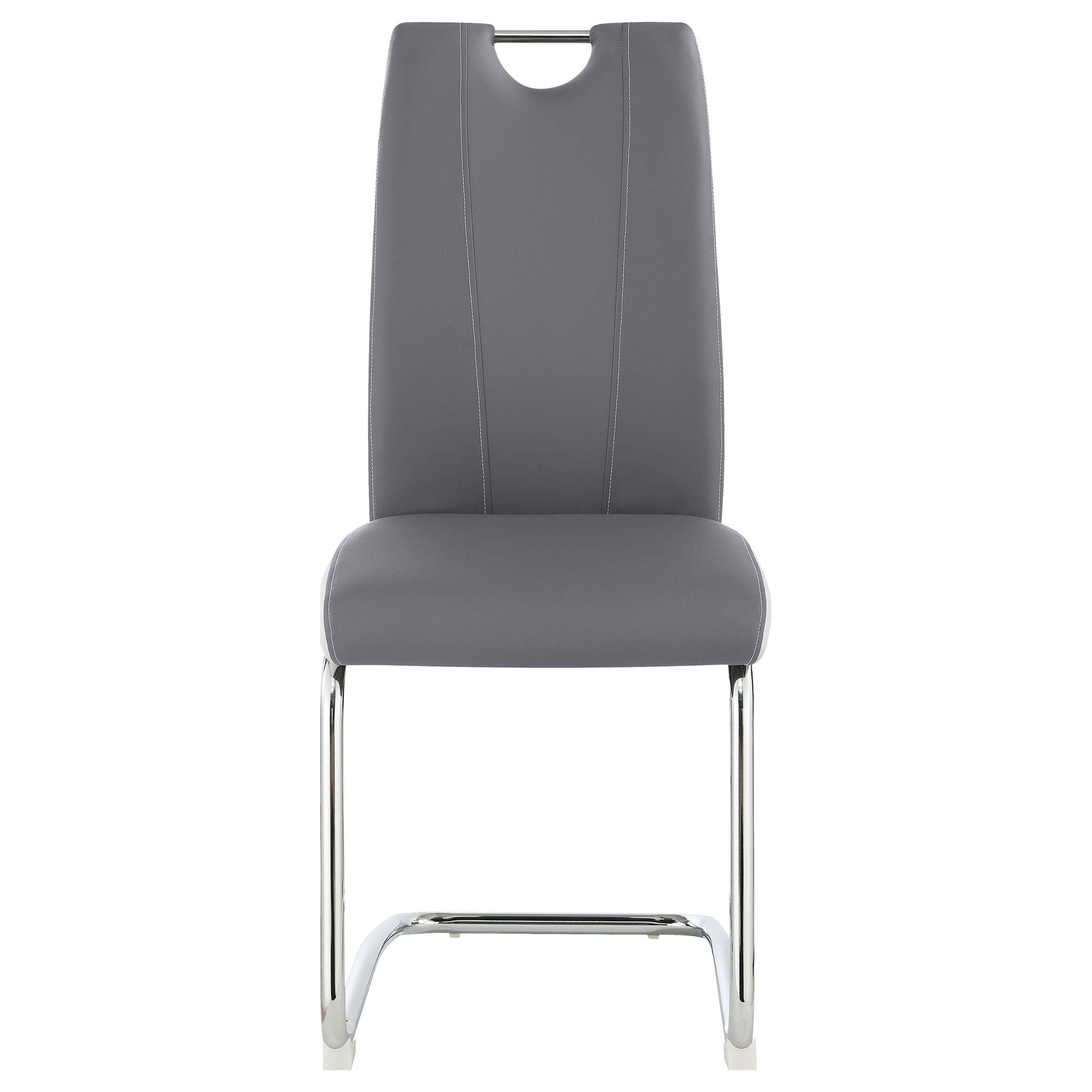 Jernigan - Upholstered Dining Side Chair (Set of 4) - Gray by HouseOfZazla