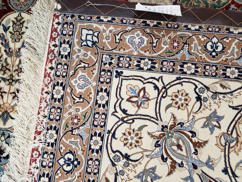 Persian Nain Rug 11x15 – Wool on Silk, Hand-Knotted, Signed Masterpiece by Jewel Rugs