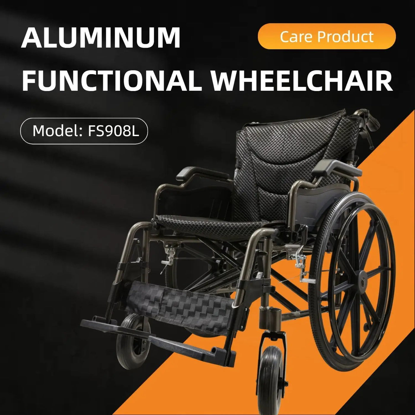 Lightweight Foldable Transport Wheelchair For Adults With Double X Force Support by HouseOfZazla
