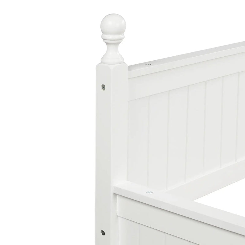 Twin Size Daybed & Twin Size Trundle - White by HouseOfZazla