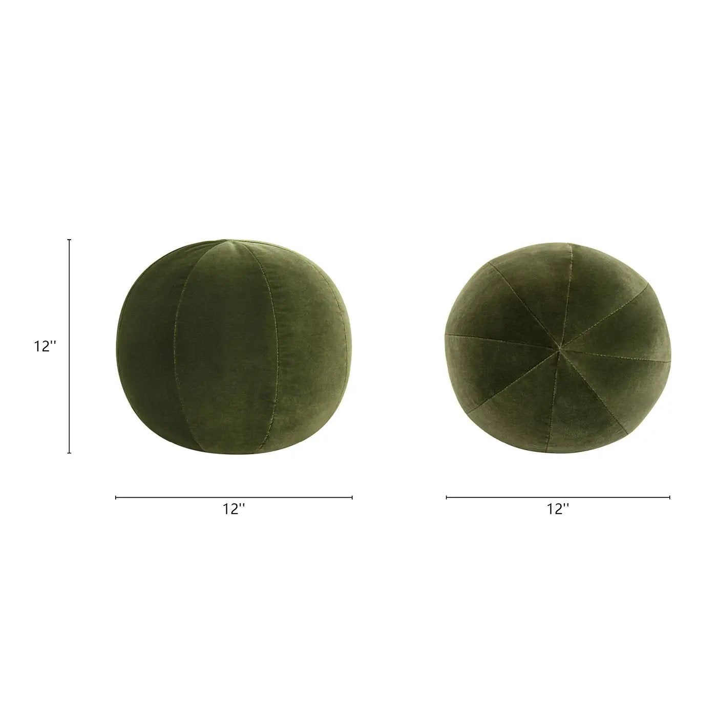 Luna - Round Sphere Accent Ball Throw Pillow by HouseOfZazla