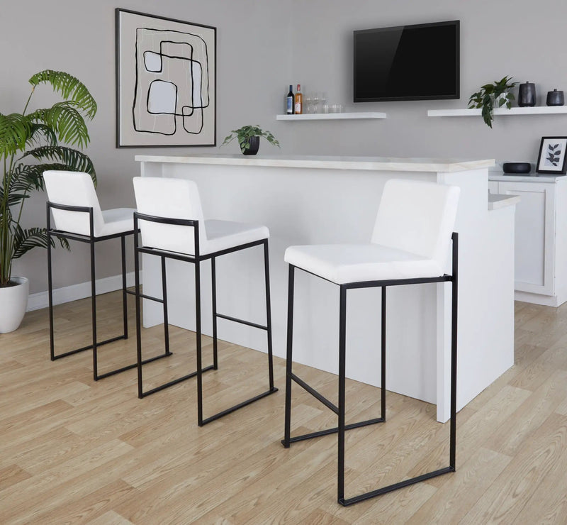 Fuji - Contemporary High Back Barstool Elegant Design by Unique Piece Furniture