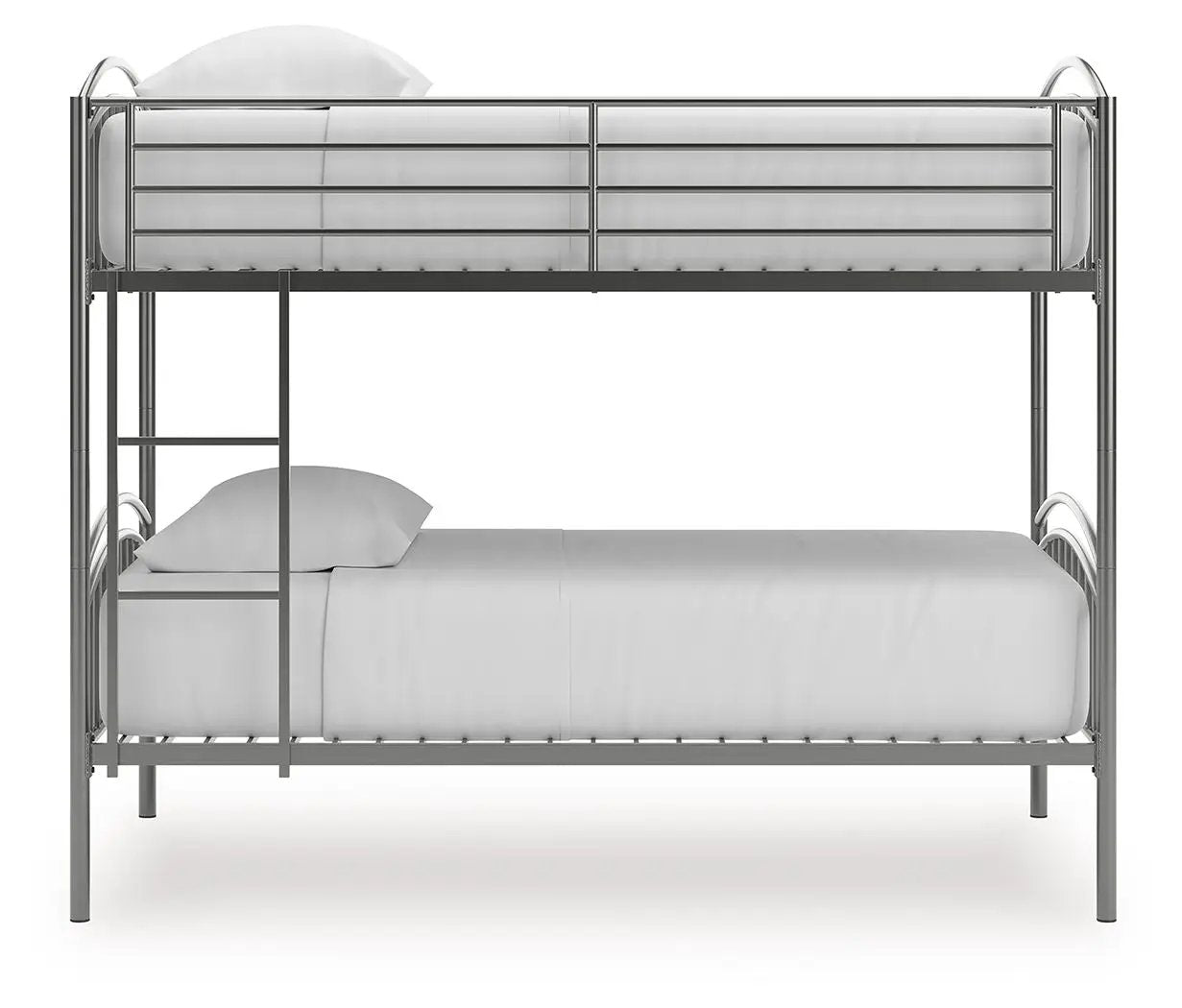 Lanceburg - Twin/Twin Bunk Bed With Ladder - Gray by Unique Piece Furniture