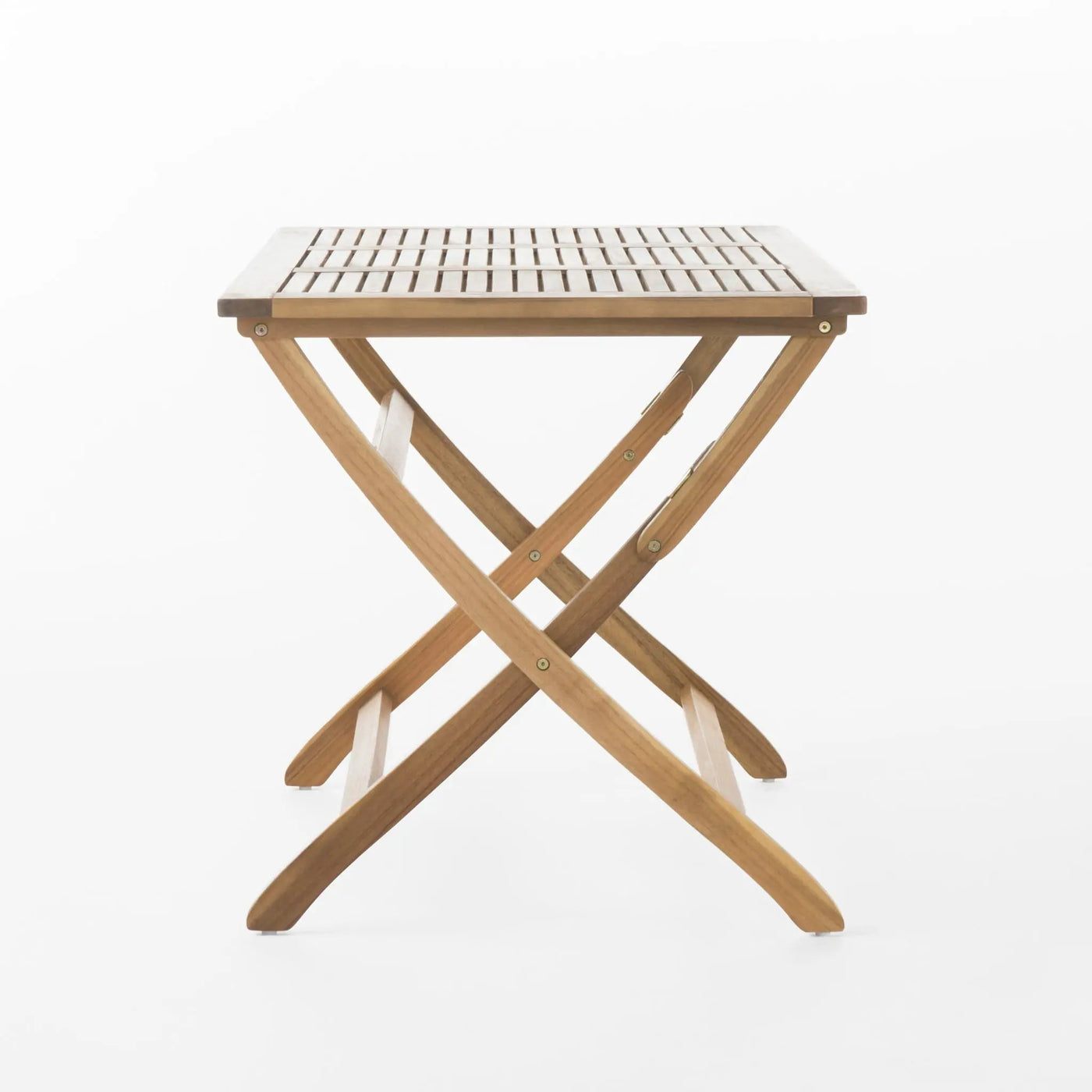 Blissique Outdoor Foldable Wood Dining Table With Slat Design by HouseOfZazla