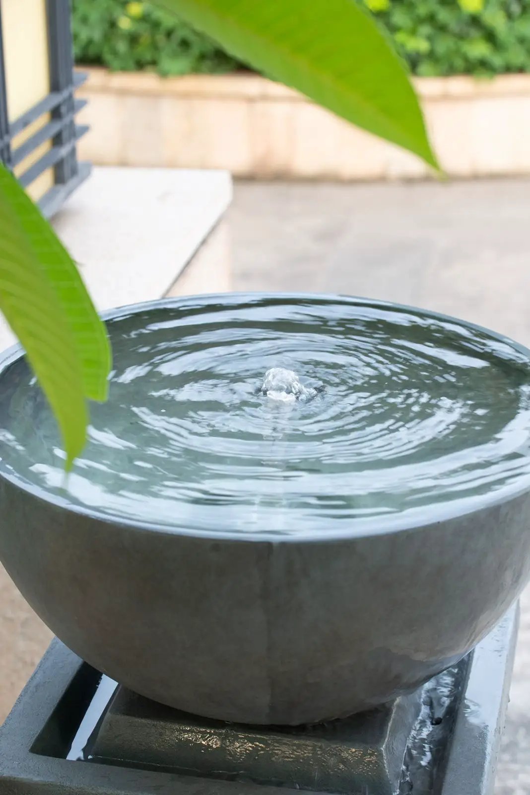 Zen Bowl Water Fountain, Outdoor Bird Feeder / Bath Fountains, Relaxing Water Feature For Garden by HouseOfZazla