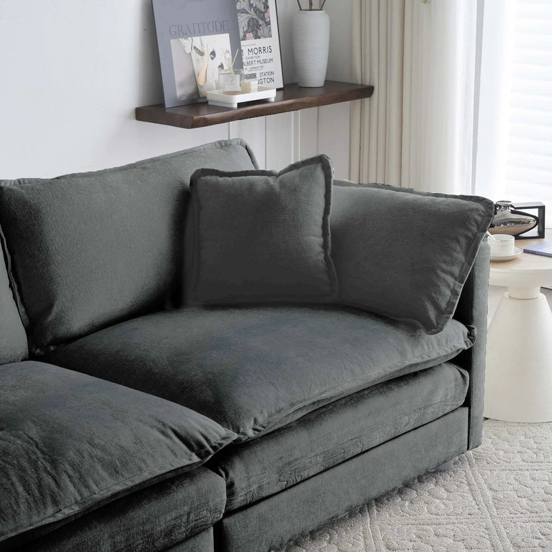 Comfy Deep Single Seat Sofa Upholstered Reading Armchair by HouseOfZazla