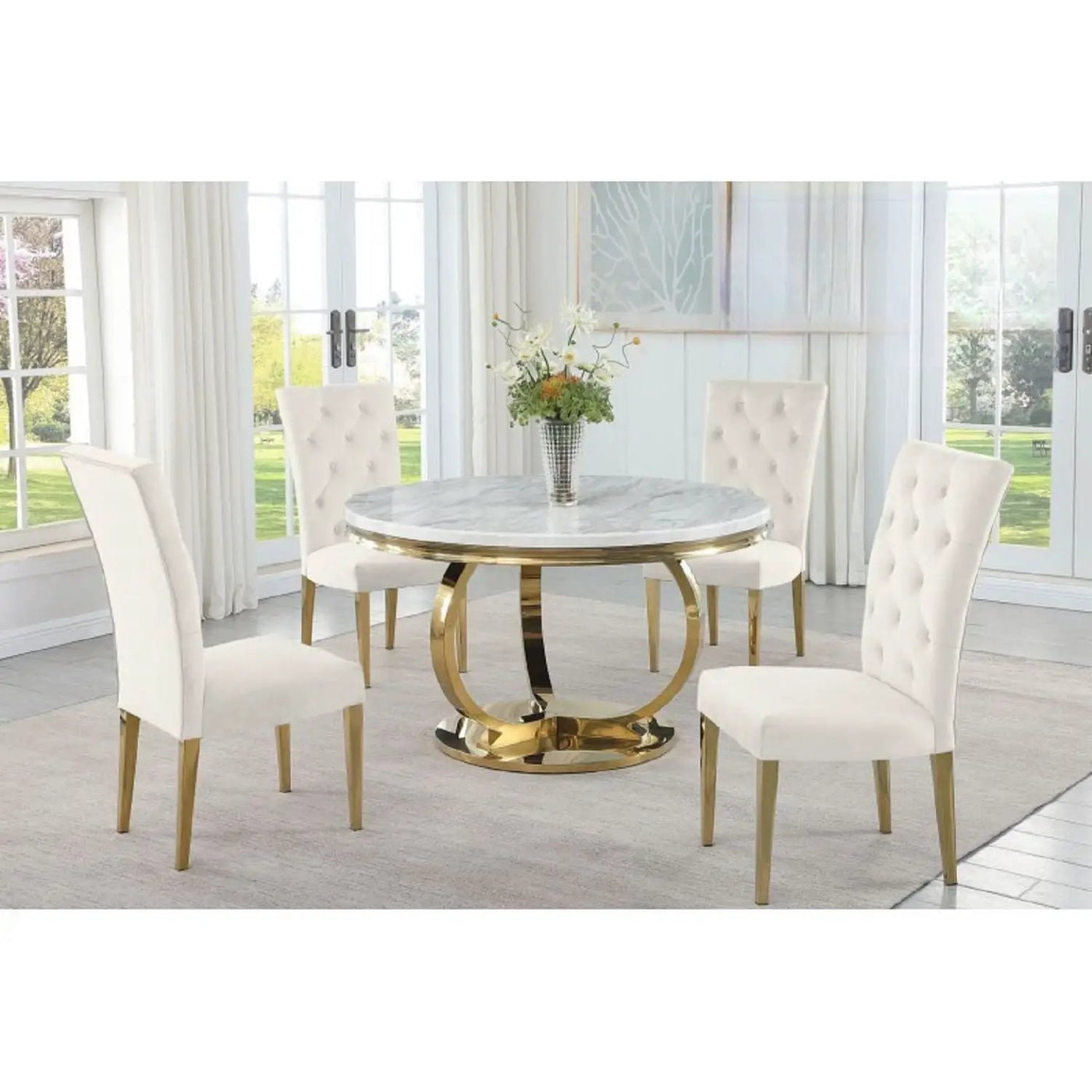 Modern Design Upholstered Dining Chair (Set of 2) by HouseOfZazla