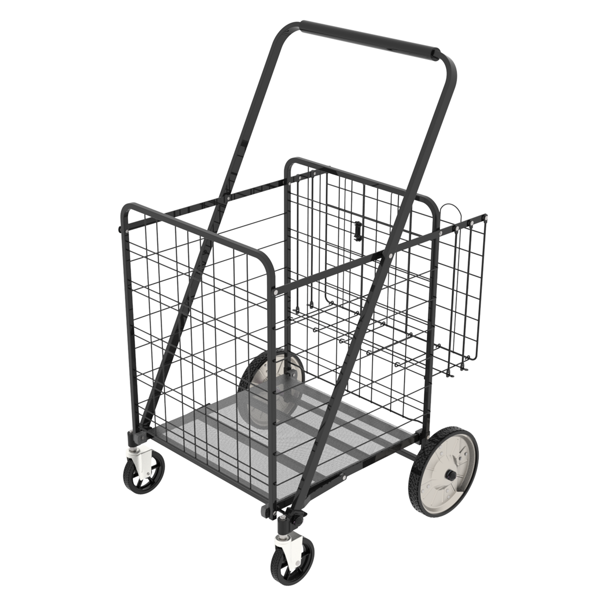 Bigger Super Jumbo Shopping Cart with Foldable Metal Frame - Metal, photo 9 of 10