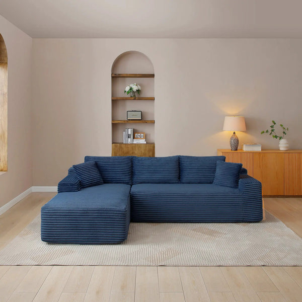 105'' Modular Sectional Sofa with Deep Seat and Chaise